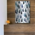 thumbnail image 5 of Luxe Metal Art 'Water Drops I' by Grace Popp, Metal Wall Art, 12"x16", 5 of 9