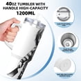 thumbnail image 4 of Lsque Chucky Pattern 40 OZ Ice Bully Cup with Handle and Straw, Double Wall Stainless Steel Tumbler Travel Coffee Cup with Lid for Christmas Present, 4 of 8