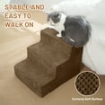 thumbnail image 7 of PayUSD Dog Stairs for Bed Couches 22.5”H 4-Step Dog Steps for High Bed Car Pet Steps for Small Dogs Cats Doggy Non-Slip Indoor Ramp, Brown, 7 of 7