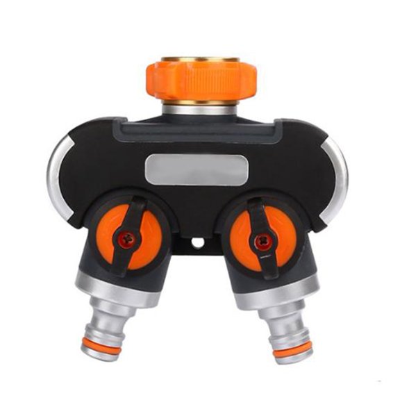 Fankenuo 2-Way Water Distributor Used for Garden Water Water Flow Adjustable and Lockable