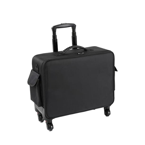 Estuche rodante para maquillaje estuche de maquillaje con ruedas caja de cosmeticos neceser de tocador bolsa de viaje grande para herramientas de Walmart en linea