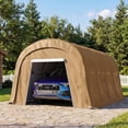 thumbnail image 4 of MOALCOFER 10'x20' Carport,Heavy Duty Car Canopy with Steel Frame,Portable Garage with Waterproof PE Roof, 4 of 7