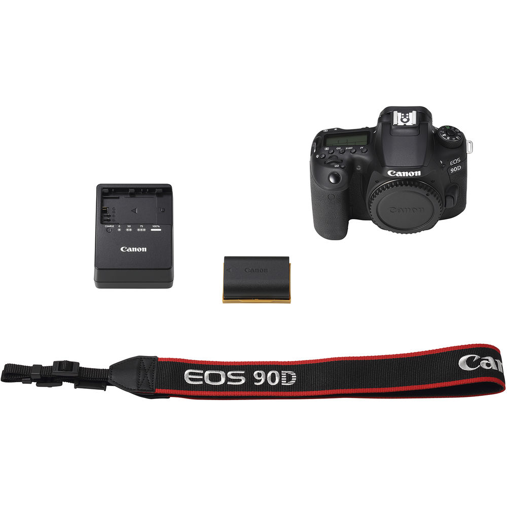 Canon EOS 90D DSLR Camera With Canon EF-S 55-250mm f/4-5.6 IS STM Lens, Soft Padded Case, Memory Card, and More - image 5 of 5