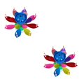thumbnail image 3 of Decoraciones para fiestas Bewildely de música con forma de flor giratoria 2piezas, 3 of 6