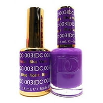 DND - DC Duo Soak off Gel & Matching nail polish, Blue Violet #DC003
