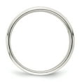thumbnail image 2 of 925 Sterling Silver 7mm Step Edge Size 9.5 Ring Wedding Classic Flat W/edge Down, 2 of 9