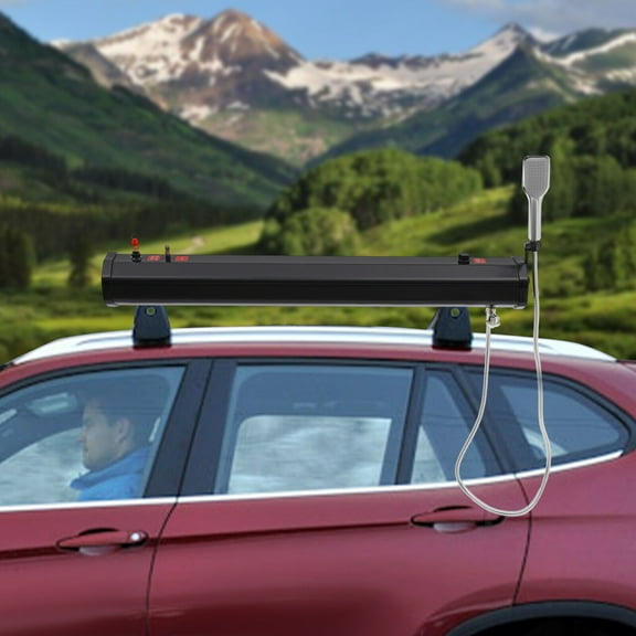 Portable Water Tank for Camping, Roof Rack Mount Road Shower, Outdoor Activities Water Supply With 5.28-gallon Water Tank