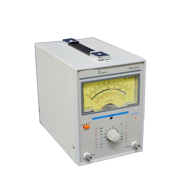 Double Pointer Display High Precision AC Millivoltmeter Measuring Instruments Measure Frequency 5Hz -500KHz : ± 3% ,Easy to Operate