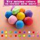 thumbnail image 3 of 24 Colors Ultra Light Modeling Clay, Magic Clay, Non-Toxic Modeling Clay & Dough, Gift for Children, 3 of 5