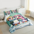 thumbnail image 3 of Manfei Kawaii Penguin 3 Pieces Queen Comforter Set for Preppy Kids Children,Merry Christmas Ultra Soft Bedding Sets,Happy Xmas Bedding Comforter Set,Ultra Soft Home Decor,Reversible, 3 of 8