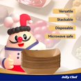 thumbnail image 3 of Bandejas de comida Jolly Chef, paquete de 250 unidades, papel kraft, 113 g, bote para aperitivos, 3 of 7