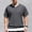 Dark Gray Tee, variant on Mens T Shirt Short Sleeved T Shirt Double Layer Two Piece Short Sleeved T Shirt Style Round Neck T Shirt Handsomen Clothes Black 2Xl