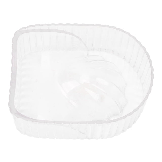 M Buder Tazón de Remojo de Uñas Acrílico Transparente Claro para Manicura y Cuidado Suavizante de Piel Muerta Herramienta Profesional (16 cm / 6.3 inches)