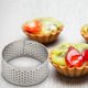 thumbnail image 4 of 10pcs 4.5cm Round Stainless Perforated Seamless Tart Ring Quiche Ring Tart Pie Tart Ring With Hole, 4 of 5