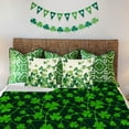 thumbnail image 4 of Luxury Plush St. Patrick''s Shamrock Blanket Clovers Green Gnome Leaf Saints Throw Blanket for Couch,Lightweight Soft and Warm Throws Blankets for Sofa Bed Living Room in Spring 40"x30", 4 of 6