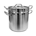 thumbnail image 1 of Update International (SDB-12) Bouilloire Double 12 Qt Induction Ready avec Couvercle, Acier Inoxydable, 1 of 4