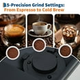 thumbnail image 2 of Espresso Coffee Maker with Milk Frother - Removable Brewer/Grinder, Adjustable Coarseness/Flavor, 3-Level Coffee/Milk Volume for Home Baristas, 2 of 7