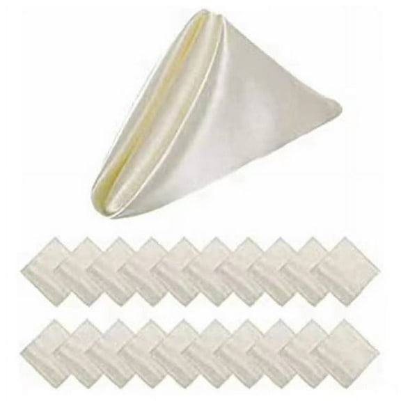 suxuMhao Bulk Cloth Napkins,10 Cloth napkins-Dark Beige Fabric Napkins 16.93x16.93in(43x43cm)-Table Cloth Napkins for Weddings,Suitable for Parties, Dinners, Soft Polyester Cloth Napkins​