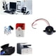 thumbnail image 4 of Zumbador electrónico de 6 piezas Dc 3-24V 85Db Alarma de sonido electrónico Sistema de alarma de zumbador Sirena 12V con cable de 110 mm Sonido intermitente continuo para circuitos físicos (negro), 4 of 4