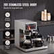 thumbnail image 5 of VEVOR Cafetera de goteo comercial de 12 tazas con 3 jarras de vidrio y 3 calentadores para oficina, 5 of 9