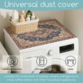 thumbnail image 4 of Washer Dryer Dust Cover Mat 23.6×19.7inch Butterfly Daisy Beautiful Washing Machine Top Protector Pads Non Slip Washing Machine Top Covers for Laundry Room Living Room Desk, 4 of 7
