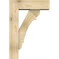 thumbnail image 3 of Ekena Millwork 8"W x 26"D x 38"H Olympic Block Rough Sawn Bracket w/ Offset Brace, Douglas Fir, 3 of 25
