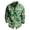 Green@GC@, variant on CONZONE St. Patrick's Day Mens Buttons Down Shirts Long Sleeve Shirts for Men Trendy Green Clover Graphic Lapel Soft Lightweight Tops