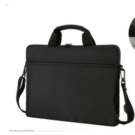 13'' 14'' 15 Inches Laptop Bag Shockproof Briefcase Shoulder Messenger Bag, Laptop Carrying Handbag for Men/Women, Black-13 inch