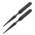 thumbnail image 4 of OUNONA 2Pcs Professional Black Wig Brush Airbag Cushion Comb for Daily Use with Anti Static Detangling, 4 of 7