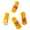 Yellow, variant on DOPI 4Pcs Pet Socks Good Elasticity Keep Warm Soft Cat Dog Paw Shoes Socks Pet Supplies