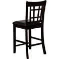 thumbnail image 3 of Espresso Wood Frame with Padded Seat - Long - lasting Dining Room Use, 3 of 6