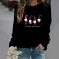 thumbnail image 2 of Patlollav Woman Tops for Christmas Deals,Women's Tops Clearance Sweater Loose Polyester Sweatshirts Gift, 2 of 6
