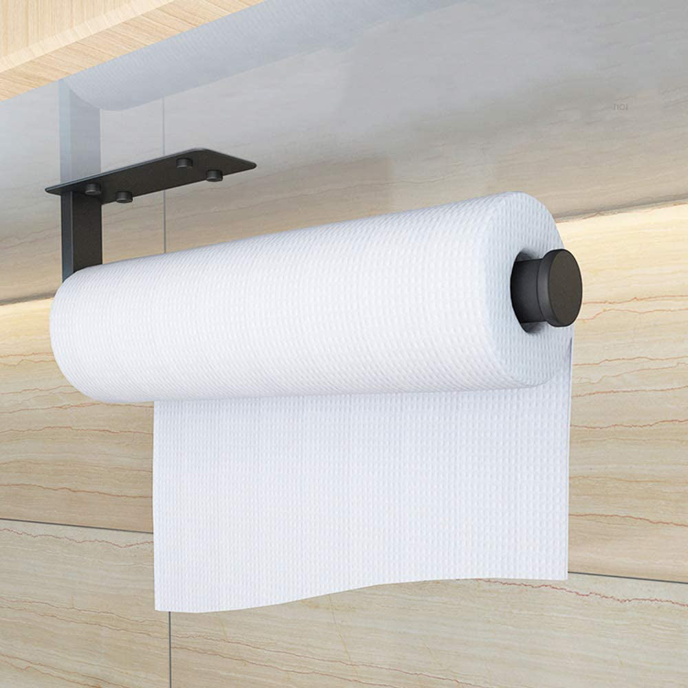 Paper Towel Rack Kitchen One-Hand Tear-Pull Vertical Wiping Hand Floor  Non-Perforated Roll Paper Holder SCVD889 - AliExpress