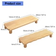 thumbnail image 5 of Natural Wood Monitor Stand with Keyboard Storage for Ergonomic Comfort & Desk Optimization, 5 of 17
