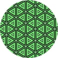 thumbnail image 1 of Ahgly Company Machine Washable Indoor Round Transitional Deep Emerald Green Area Rugs, 5' Round, 1 of 7