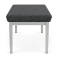 thumbnail image 5 of Lenox Steel Reception Waiting Room 2-Seat Bench / Silver Steel / Dark Gray, 5 of 5