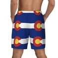 thumbnail image 2 of Men's Colorado Swim Trunks with Compression Liner Bathing Suit Swimwear, 2 of 6