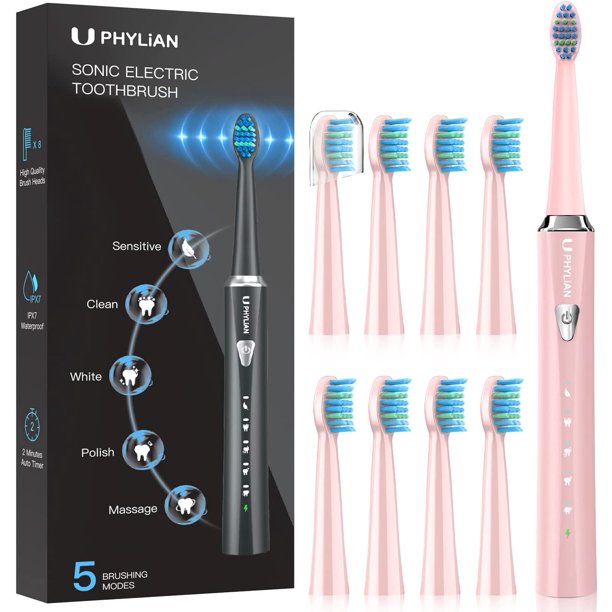 PHYLIAN Sonic Electric Toothbrush for Kids Rechargeable Kids Electric