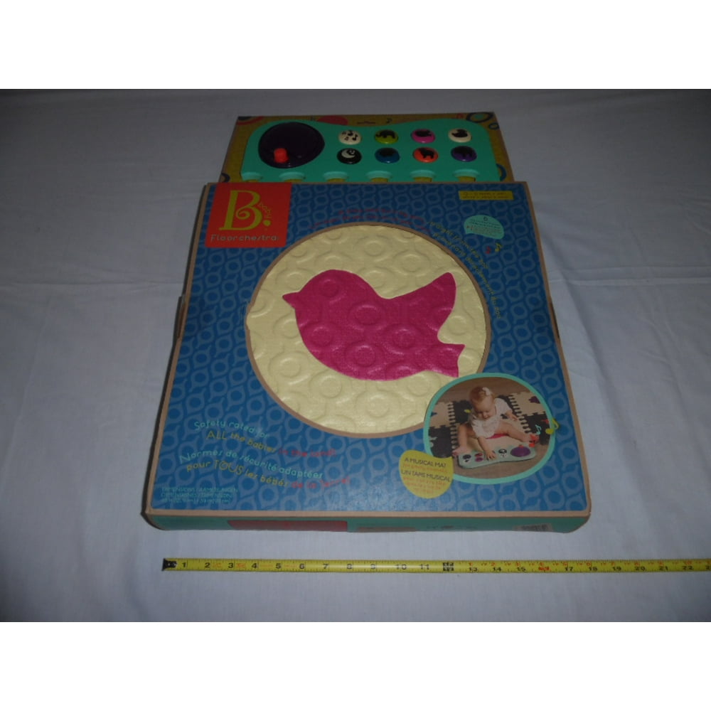 NEW B. Floorchestra Baby Floor Toy (Black & White Tiles) Musical