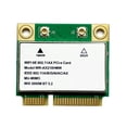 thumbnail image 2 of Tarjeta de red Tarjeta de red de doble banda compatible con Bluetooth 5,2 2,4G/5GH adaptador de red inalámbrica 5374M WIFI 6E tarjeta de red inalámbrica para ordenador portátil FLhrweasw El nuevo, 2 of 9
