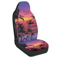 thumbnail image 2 of POLERO Tropical Sunset Palm Print Car Seat Covers Polyester Waterproof Easy to Install Car Seat Protectors for Automobile, 2 of 12