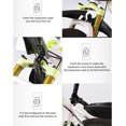 thumbnail image 4 of Universal 24-28 Inch Bike Mudguard Set - Black All-Weather PVC Fenders with Aerodynamic Design, Easy Installation & Wide Coverage for Mountain/Road/Travel Bikes, Front & Rear Wheel Protection Against, 4 of 6