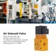 thumbnail image 3 of Válvula Solenoide De Guía Interna, G1/2 Pulg. 0,6 Pulg. Diámetro Nominal 150 Millones De Veces Vida útil Válvula Solenoide De Aire Neumática 3 Para Equipos De, 3 of 7