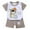 Brown, variant on Luvoko Little Boys Sports Short Set, Zebra Print Boy T-Shirts Shorts Outfit Boys Running Shorts Brother Matching Outfits For Boys (Blue,5-6 Years)