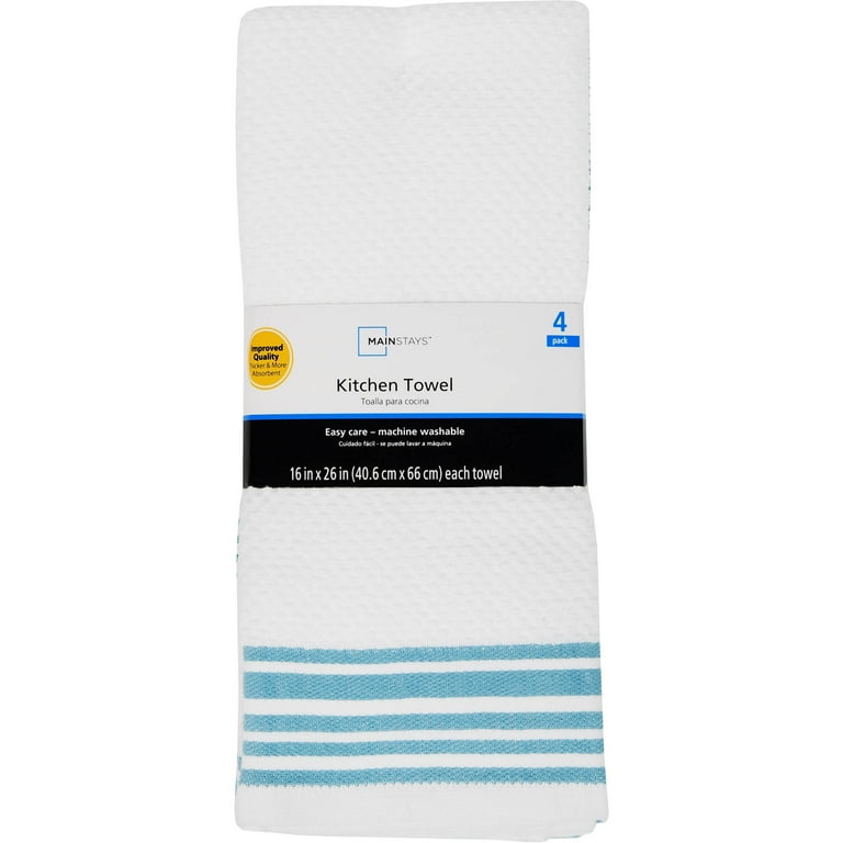 Mainstays 20 Pack, Flour Sack Kitchen Towel Set, White - Walmart