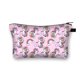 thumbnail image 1 of Bolsa de cosméticos de unicornio para mujer, para chica Neceser de maquillaje, bolsa de artículos de tocador para viaje, soporte para lápiz labial, bolso de mano para mujer, estuche de cosméticos Kawa LIUWENJING unisex, 1 of 2