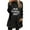 Black womens tops, variant on Usmixi Under $5 Plush Sweatshirt for Women Winter Womens Fleece Sweater Long Sleeve Crewneck Cozy Soft Plush Sweatshirt Fashion Letter Print Loose Thickened Pullover Tops with Pocket