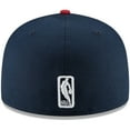 thumbnail image 4 of Men's New Era Navy/Red Denver Nuggets 2-Tone 59FIFTY Fitted Hat, 4 of 6