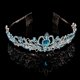 thumbnail image 2 of Coronas de tiara de cristal plateado para mujeres Niñas Princesa Corona elegante con peines Diademas para mujeres Boda nupcial Fiesta de cumpleaños Diademas para mujeres Ormromra CDWJ042-6, 2 of 7