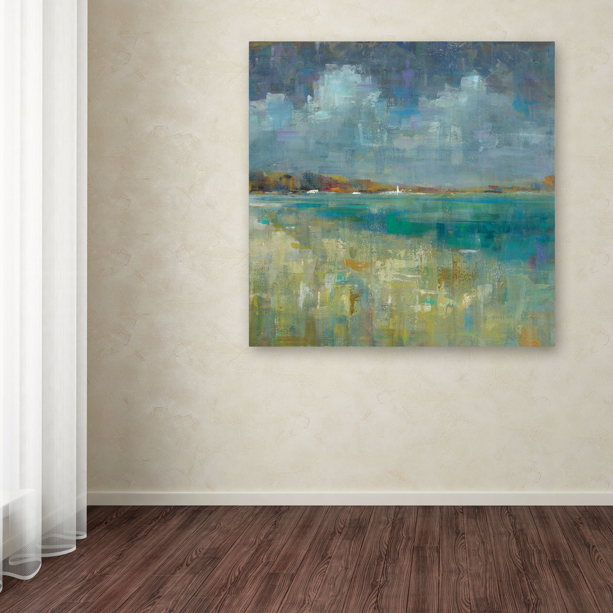Trademark Fine Art 'Sky and Sea Crop' Canvas Art by Danhui Nai